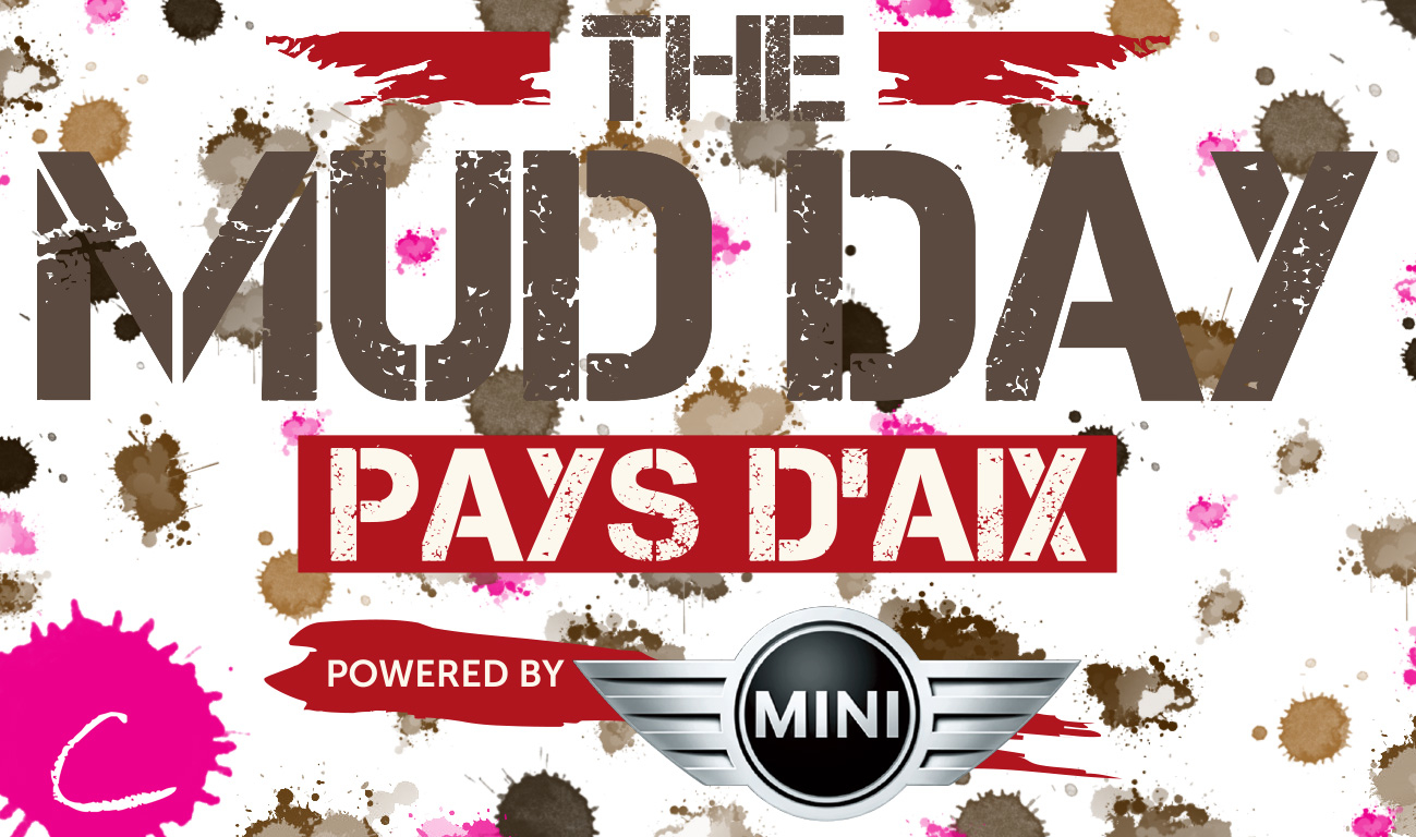 Une tâche rose dans la boue du Mud Day Pays d’Aix
