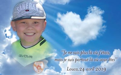 Cérémonie pour Louca, 1 an après son envol