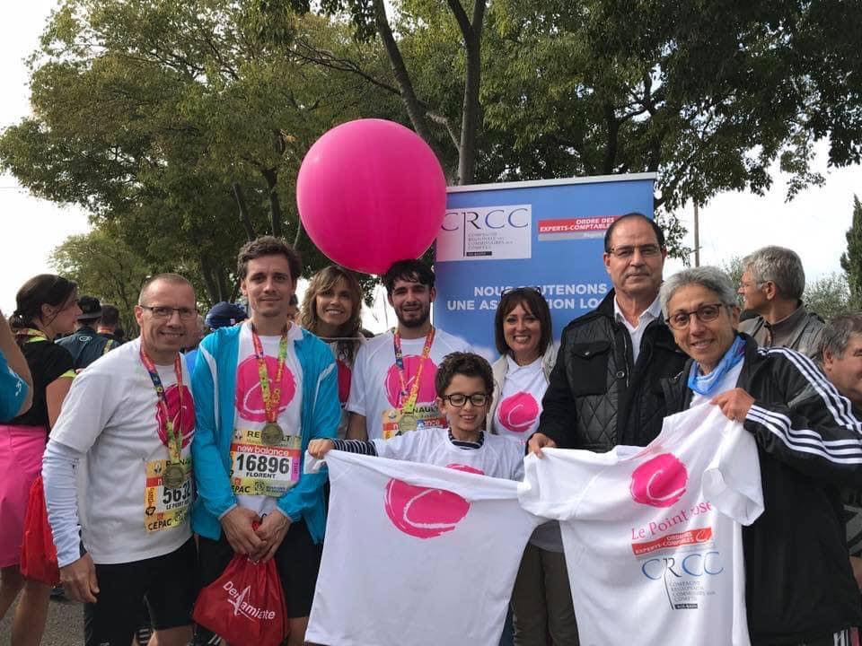 Le Point rose au semi-marathon Marseille-Cassis